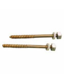 Juego Tornillos Inodoro Acero 5X75 Mm. (blister) B62530 [LOTE DE 26 Unidades] MIRTAK