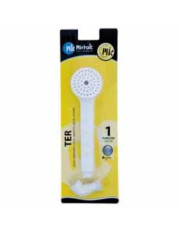 Mango Ducha Ter Blanco (Blister) B50301 [LOTE DE 10 Unidades] MIRTAK