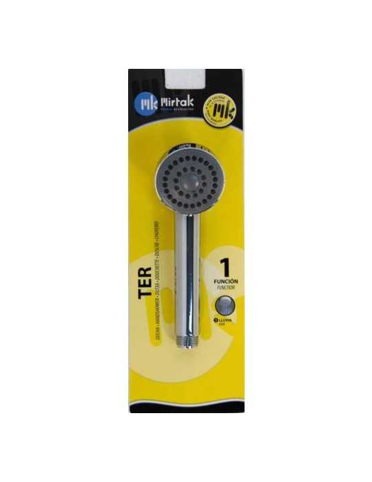 Mango Ducha Ter Cromo (Blister) B50302 [LOTE DE 6 Unidades] MIRTAK