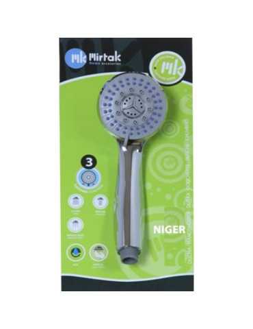 Mango Ducha Niger 5 Posiciones Antical (blister) B51522 [LOTE DE 4 Unidades] MIRTAK