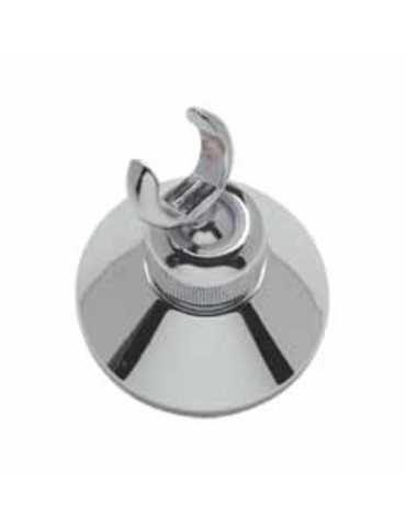 Soporte Horquilla Metálico Cromo (Blister) B57539 [LOTE DE 8 Unidades] MIRTAK