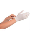 Guante Desechable Latex con Polvo (Caja 100) Talla M [LOTE DE 6 Unidades] SANICEN