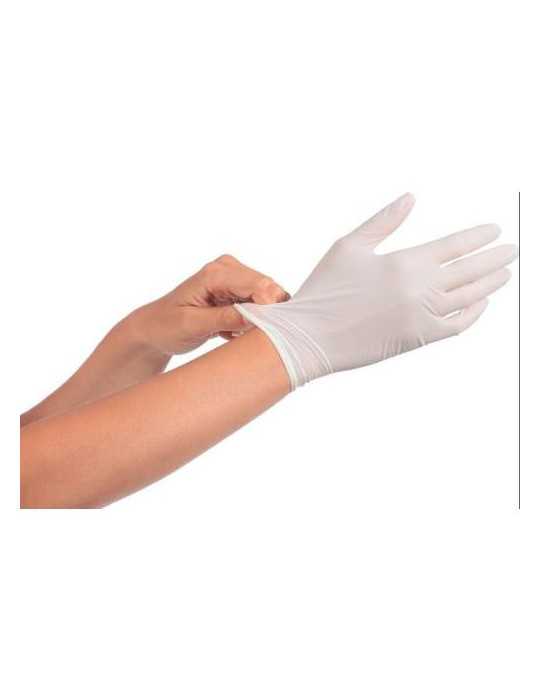 Guante Desechable Latex con Polvo (Caja 100) T-G [LOTE DE 6 Unidades] SANICEN