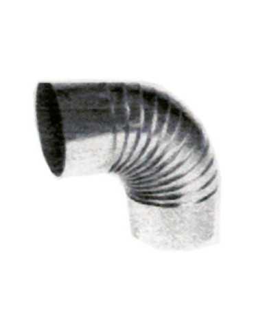 Codo Rizado Galvanizado 90 mm [LOTE DE 4 Unidades] SANTA EULALIA