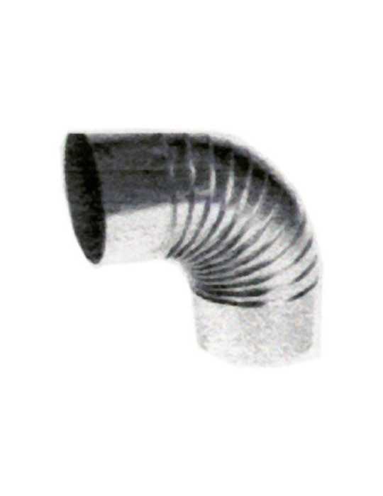 Codo Rizado Galvanizado 90 mm [LOTE DE 4 Unidades] SANTA EULALIA