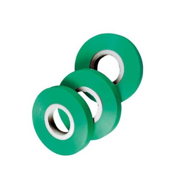 Rollo Cinta PVC Verde (Caja 10 Rollos) 3786 [LOTE DE 6 Unidades] SANZ