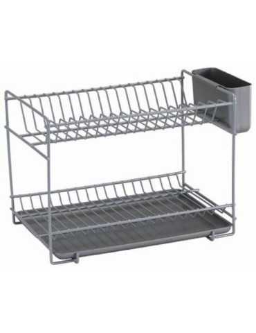 Escurreplatos Pequeño Gris 89015 SAUVIC