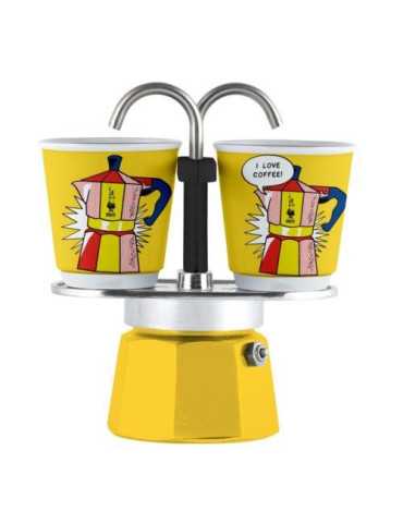 Cafetera Mini Express + 2 Tazas Liechteinstein SCANDIST