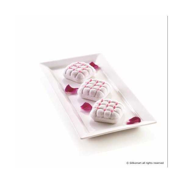 Molde Mini Eleganza 6 Cojines 100 Ml. silikomart 3D [LOTE DE 4 Unidades] SCANDIST