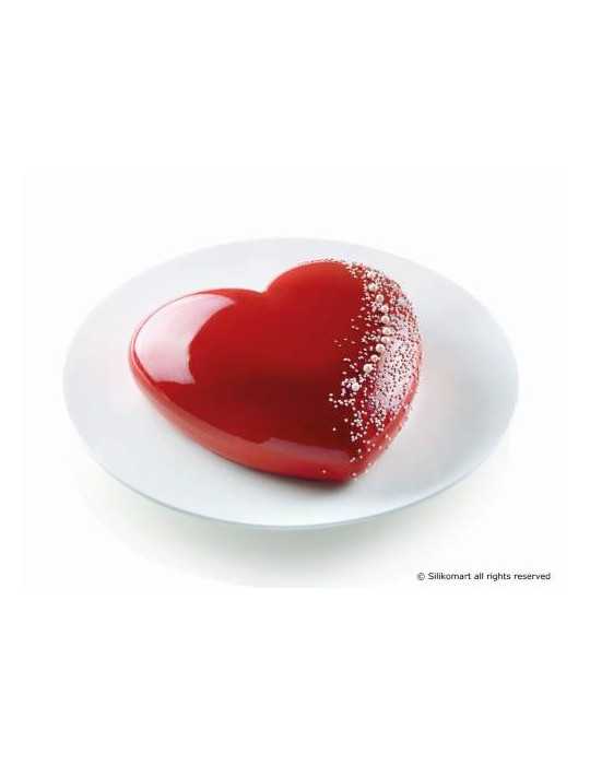Molde Batticuore Corazon 21X20 cm Silikomart 3D [LOTE DE 2 Unidades] SCANDIST