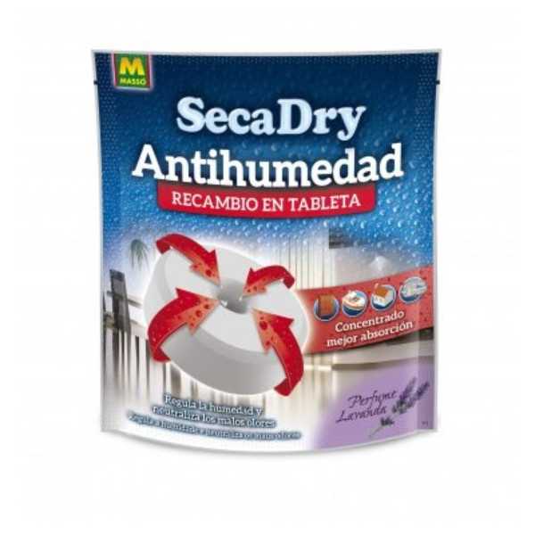 Recambio en Tableta 450 gr [LOTE DE 10 Unidades] SECADRY