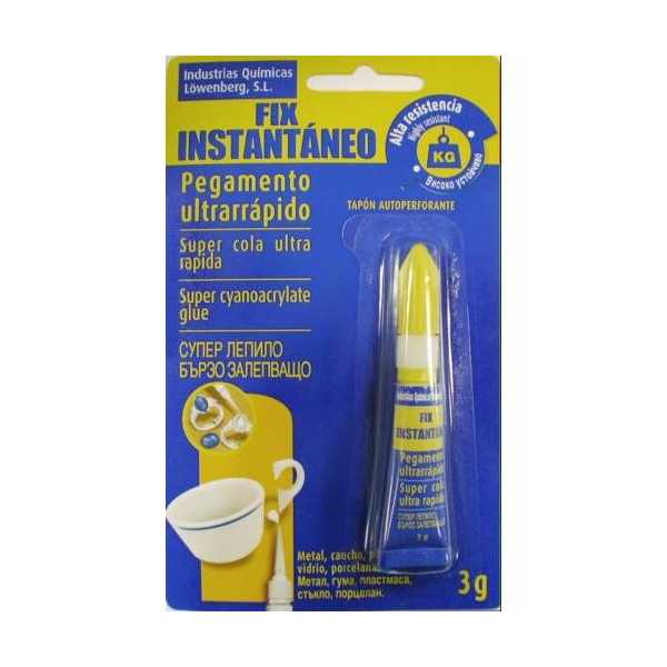 Adhesivo Cianoacrilato Fix Instantaneo 3GR [LOTE DE 16 Unidades] SELENA IBERIAU