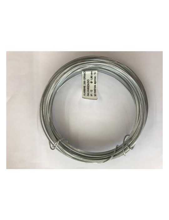 Alambre Galva Rollo 250 gr Número 8 1,3MM X 24M 39034 [LOTE DE 18 Unidades] SIESA
