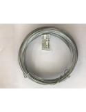 Alambre Galva Rollo 250 gr Número 8 1,3MM X 24M 39034 [LOTE DE 18 Unidades] SIESA