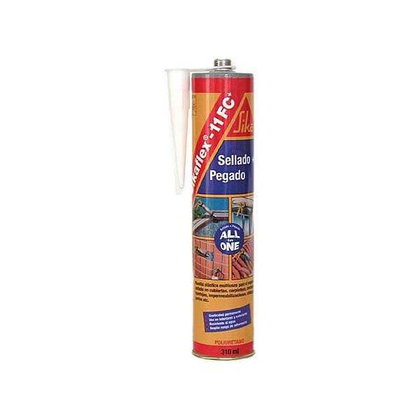 Masilla Adhesivo Poliuretano SIKAFLEX11-FC Blanca 300 ml [LOTE DE 4 Unidades] SIKA