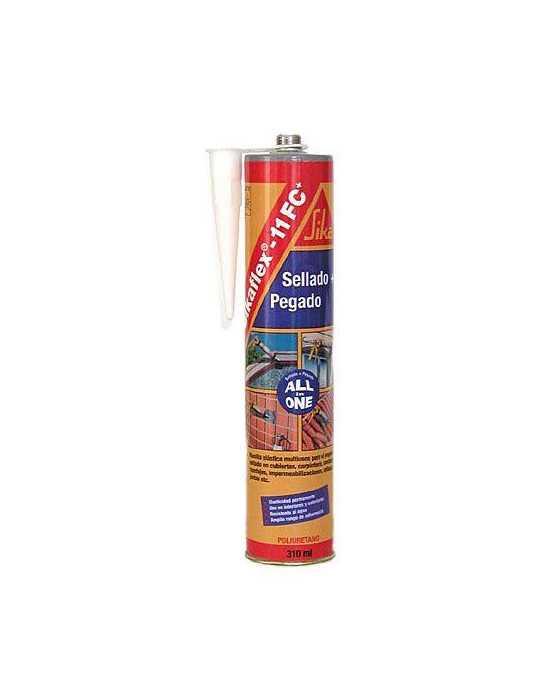 Masilla Adhesivo Poliuretano SIKAFLEX11-FC Blanca 300 ml [LOTE DE 4 Unidades] SIKA