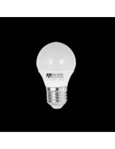 Bombilla LED ECO Esférica 7 W 6000K E27 1967627 [LOTE DE 14 Unidades] SILVER SANZ