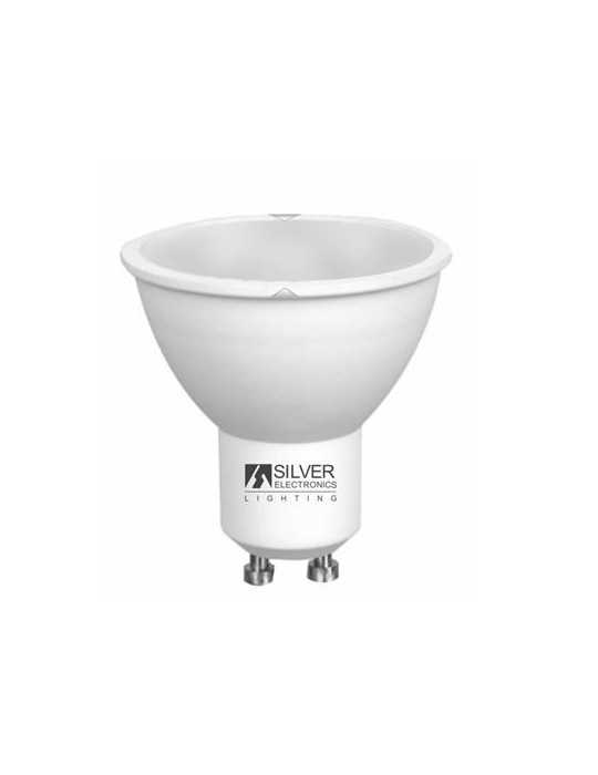 Bombilla LED ECO Dicroica 7 W 6000K GU10 1460710 [LOTE DE 16 Unidades] SILVER SANZ