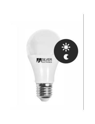 Bom. led Estándar Sensor 10 W 3000K E27 810 ml [LOTE DE 2 Unidades] SILVER SANZ