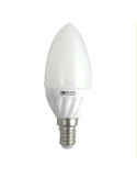 LED Ceramic Vela E14 3000K 5 W 970214 [LOTE DE 10 Unidades] SILVER SANZ