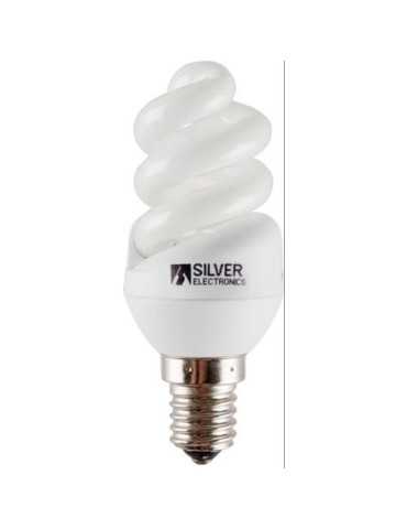 Bombilla Min. full. Especial 9 W E14 4200K 100914 [LOTE DE 10 Unidades] SILVER SANZ