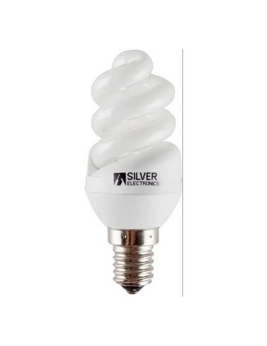 Bombilla Min. full. Especial 9 W E14 4200K 100914 [LOTE DE 10 Unidades] SILVER SANZ