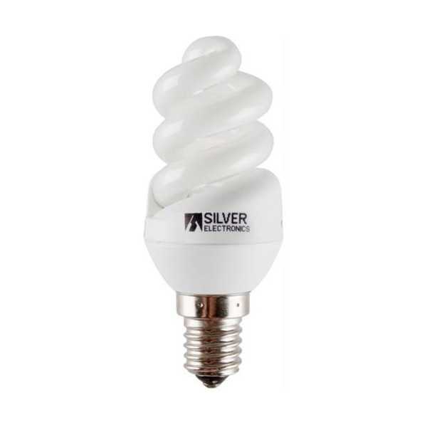 Bombilla Min. full. Especial 15 W E14 2700K 101612 [LOTE DE 8 Unidades] SILVER SANZ