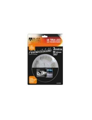 Kit Tira LED Blanca 5000K 4.8W12 V 3 m 240350 [LOTE DE 2 Unidades] SILVER SANZ