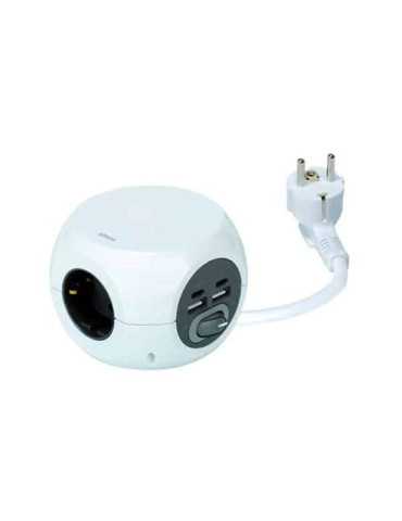 Base Multiple Combiball- 3 TOMAS+2 USB A+2 USB C [LOTE DE 2 Unidades] SIMON BRICO