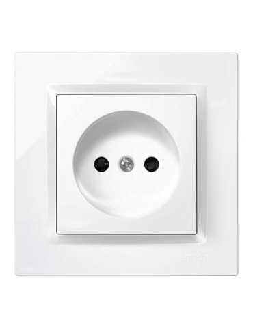 Enchufe Bipolar Blanco. Serie 10 F1090444030 [LOTE DE 6 Unidades] SIMON BRICO