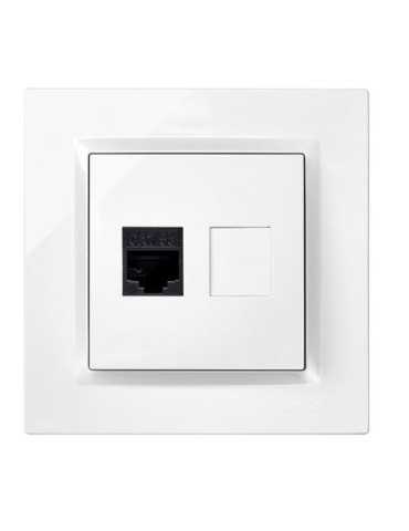 Toma RJ45 CAT. 5E Blanco F1090598030 [LOTE DE 4 Unidades] SIMON BRICO