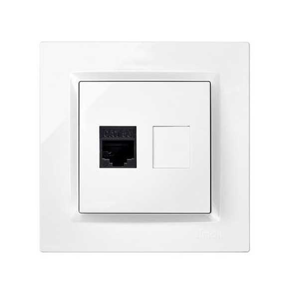 Toma RJ45 CAT. 5E Blanco F1090598030 [LOTE DE 4 Unidades] SIMON BRICO