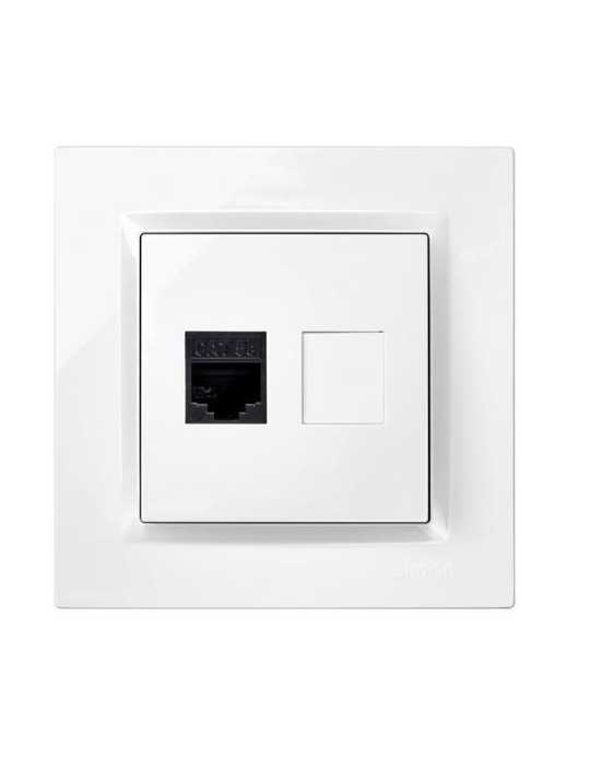 Toma RJ45 CAT. 5E Blanco F1090598030 [LOTE DE 4 Unidades] SIMON BRICO