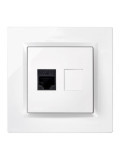 Toma RJ45 CAT. 5E Blanco F1090598030 [LOTE DE 4 Unidades] SIMON BRICO