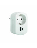Adaptador Combi USB a + C [LOTE DE 2 Unidades] SIMON BRICO