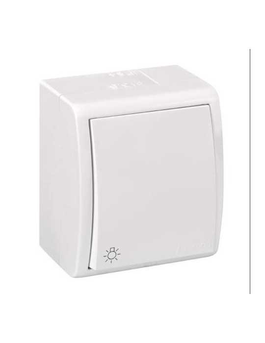 Pulsador Luz Serie Aquarius IP54 FAQ15130 [LOTE DE 4 Unidades] SIMON BRICO