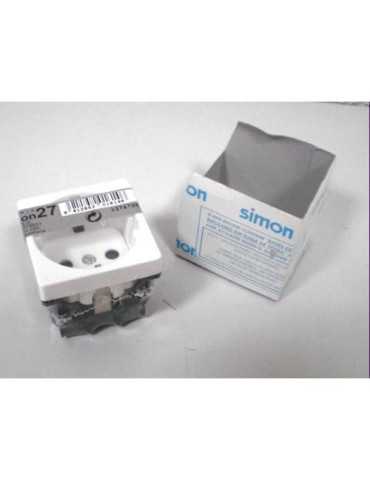 Base Enchufe 2 Puntos+toma Tierra Blanco G2747265 [LOTE DE 6 Unidades] SIMON BRICO