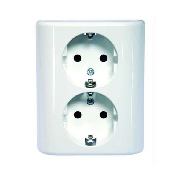 Doble Base Monobloc Empotrar Blanco MS540108 [LOTE DE 2 Unidades] SIMON BRICO