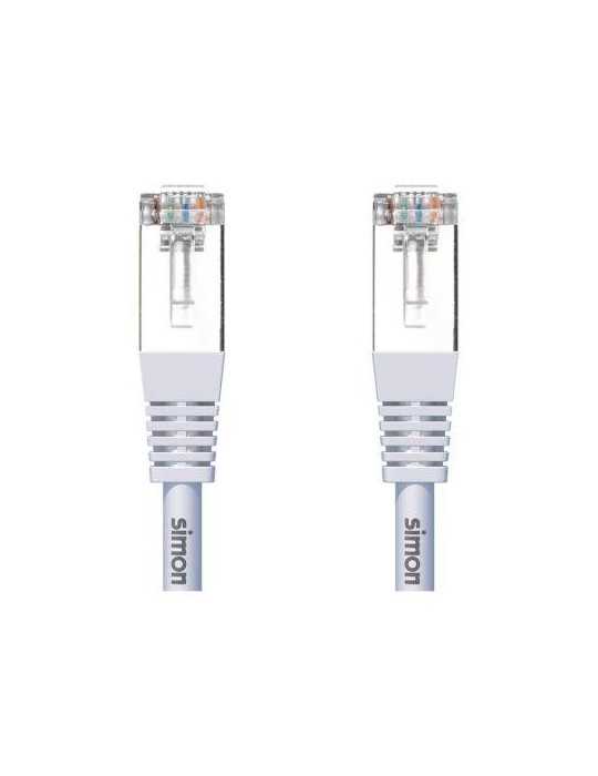 Cable Ethernet RJ45 CAT6 Blanco 3M MU264103 [LOTE DE 4 Unidades] SIMON BRICO