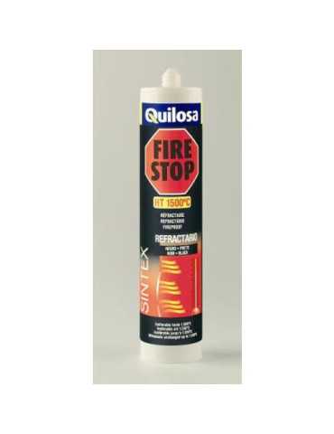 Masilla Refractaria 1500 Negro Fire 300 ml [LOTE DE 6 Unidades] SINTEX