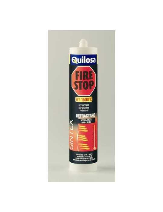 Masilla Refractaria 1500 Negro Fire 300 ml [LOTE DE 6 Unidades] SINTEX