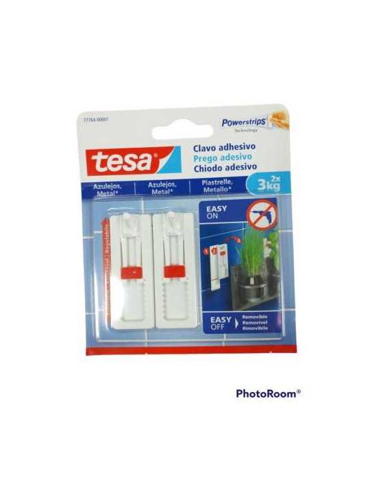 Clavo Adhesivo Ajustable 3 kg Azulejo/Metal 77764 [LOTE DE 6 Unidades] SMART MOUNTING