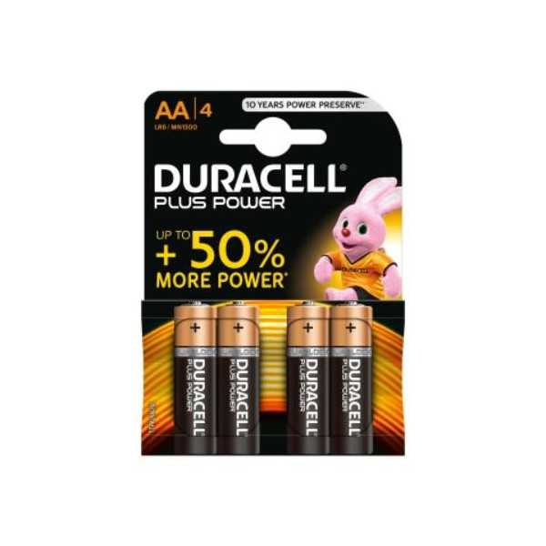 Pila Alcalina Plus Power Aa (LR06) K4 [LOTE DE 8 Unidades] DURACELL