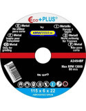 Disco Desbaste Acero 115X6X22.23MM A24S [LOTE DE 30 Unidades] ECO+PLUS