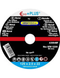 Disco Corte Acero 125X2.5X22.23MM A30S [LOTE DE 46 Unidades] ECO+PLUS