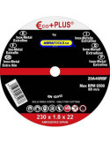 Disco Corte Acero Inoxidable 230X1,8X22MM A46RBF [LOTE DE 20 Unidades] ECO+PLUS