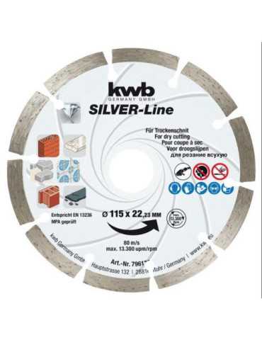Disco Diamant Segmentado 115MM 49796170 [LOTE DE 6 Unidades] EINHELL