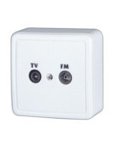 Base Superficie Antena TV-FM 10516BL [LOTE DE 4 Unidades] ELECTRO DH