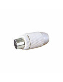 Conector Antena Macho-Recto Blanco 10535BL [LOTE DE 34 Unidades] ELECTRO DH