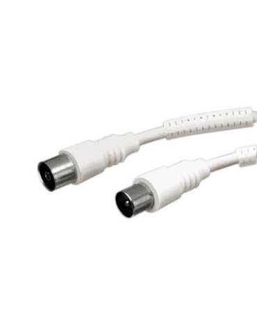 Cable Conexión TV Blanca 1.5M RG59 37.004/1.5 [LOTE DE 18 Unidades] ELECTRO DH